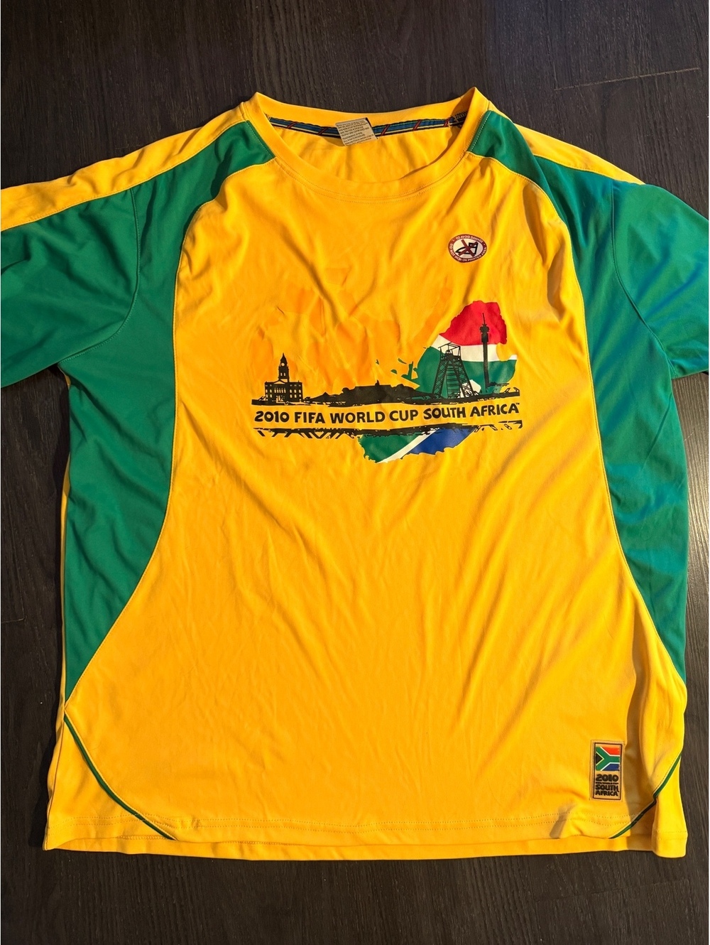 Vtg 2010 FIFA World Cup South Africa Fan Shirt XL